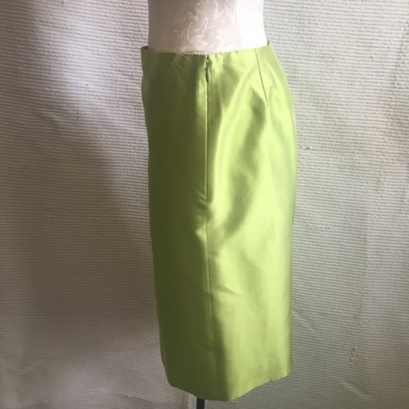 Dana Buchman 100% Raw Silk Pencil Midi Skirt - Picture 5 of 8